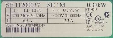SE11200037 | Control Techniques AC Drives